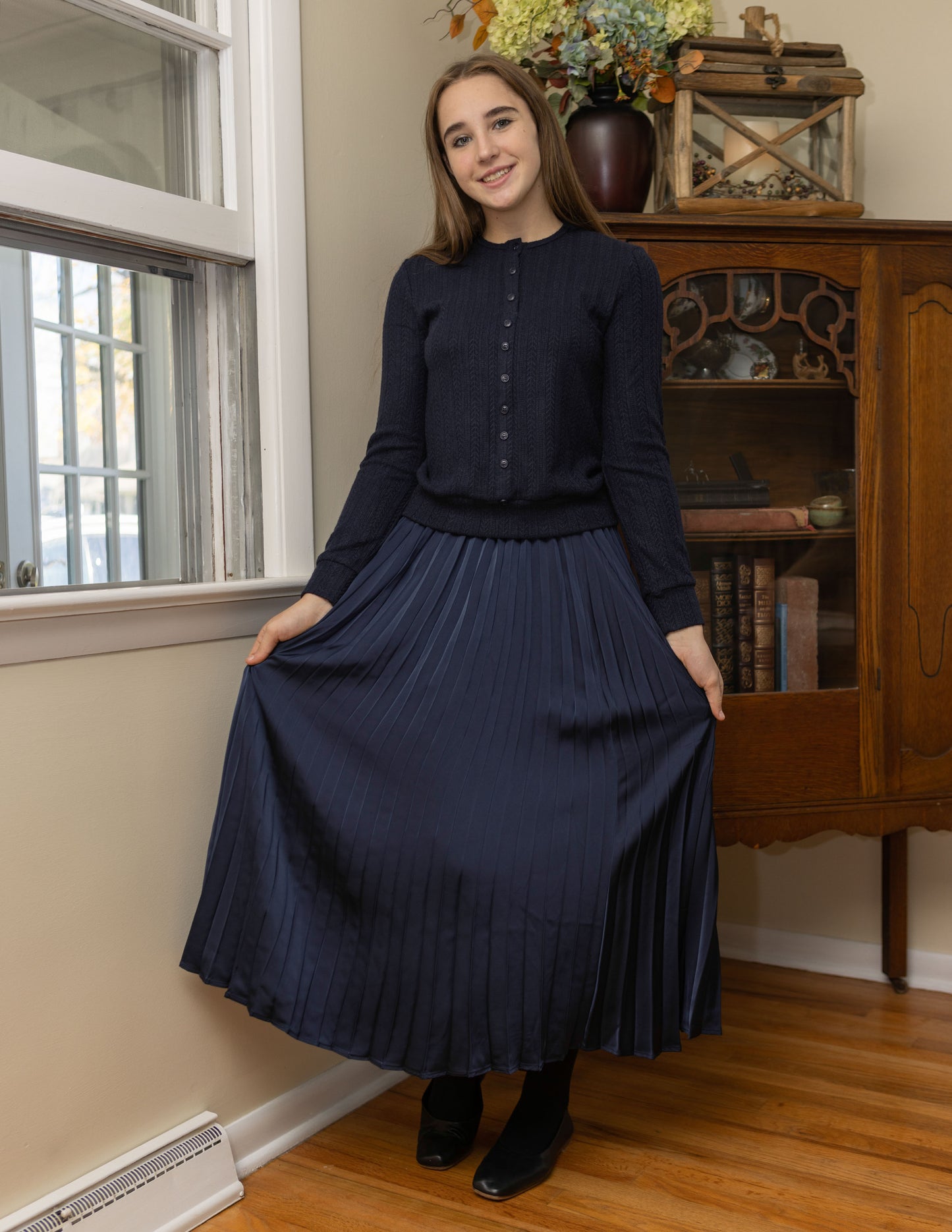 Lilac Navy Top 1153