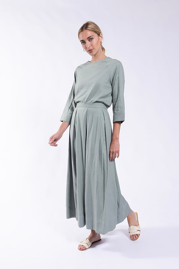 Concept Green Boxy Top CO783G