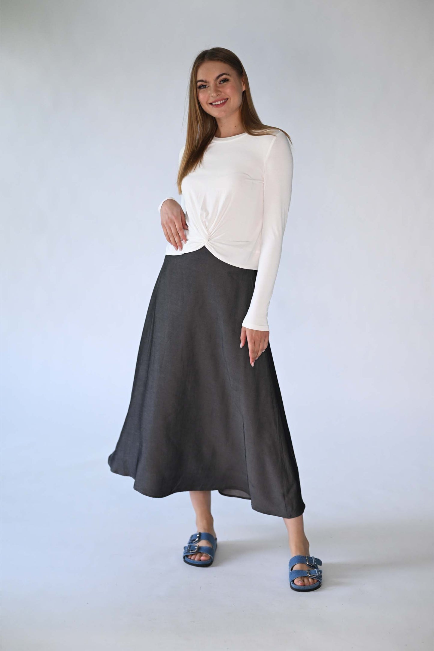 Monn Smoke Classic A line Skirt M415S