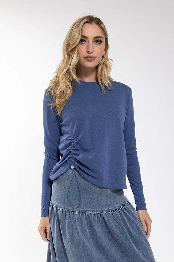 Monn Blue Side Toggle Tee M499B