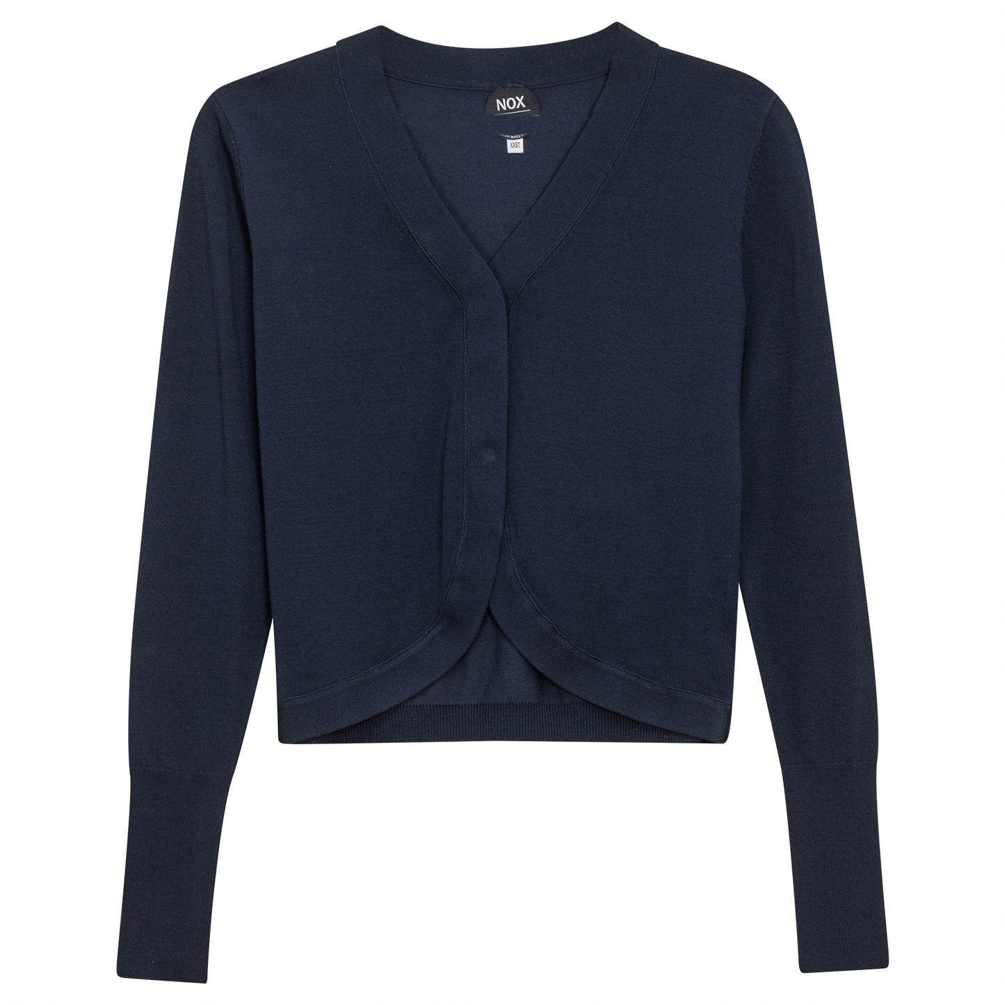 Nox-NY Navy Crop Knit Cardigan SB2CPT4625