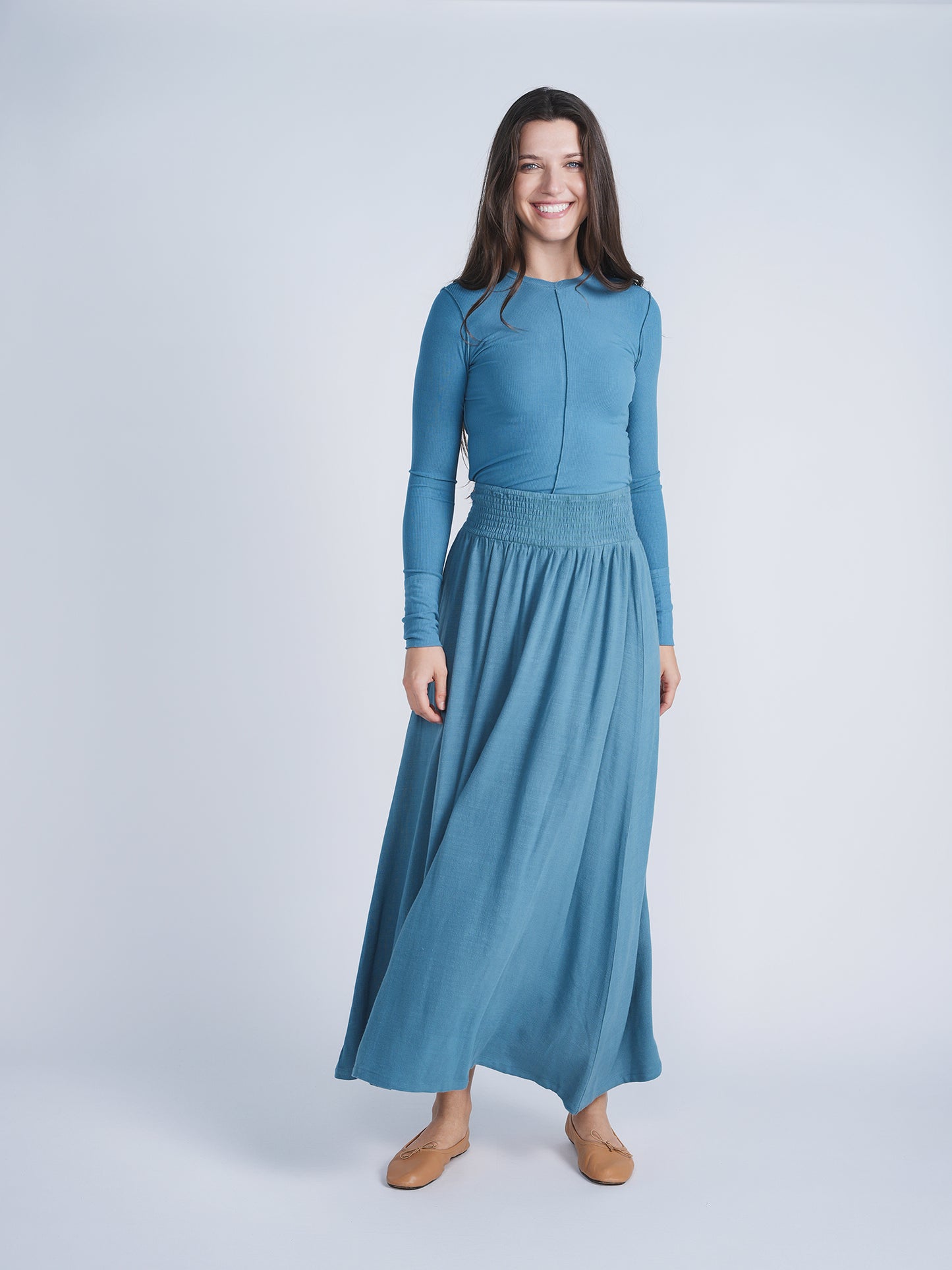 FYI Smoke Blue Top SB4CPT5047T