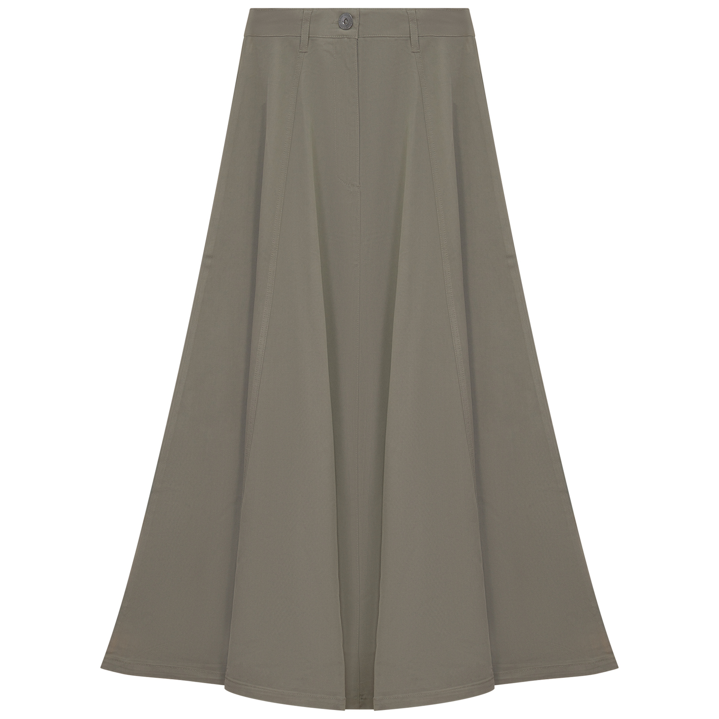 Faves Olive A Line Maxi Skirt SB5CM1379SL