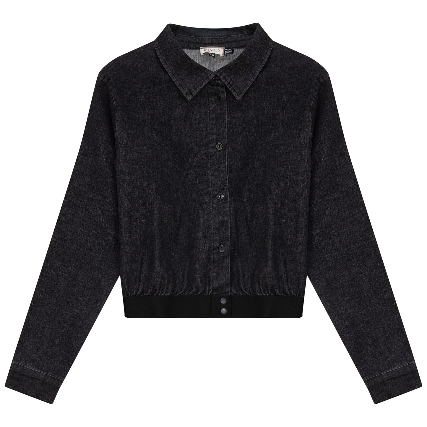 Faves Blk Denim Shirt SB5CM1469T