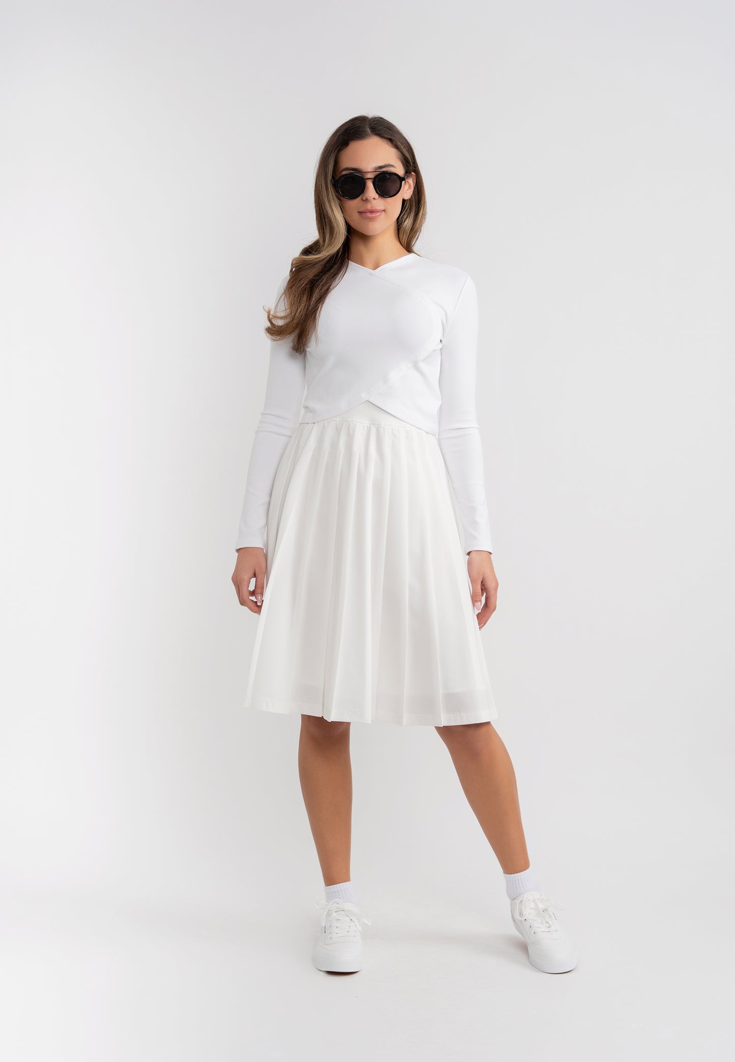 Aspect White Rib Cropped Top SB5CPT7197