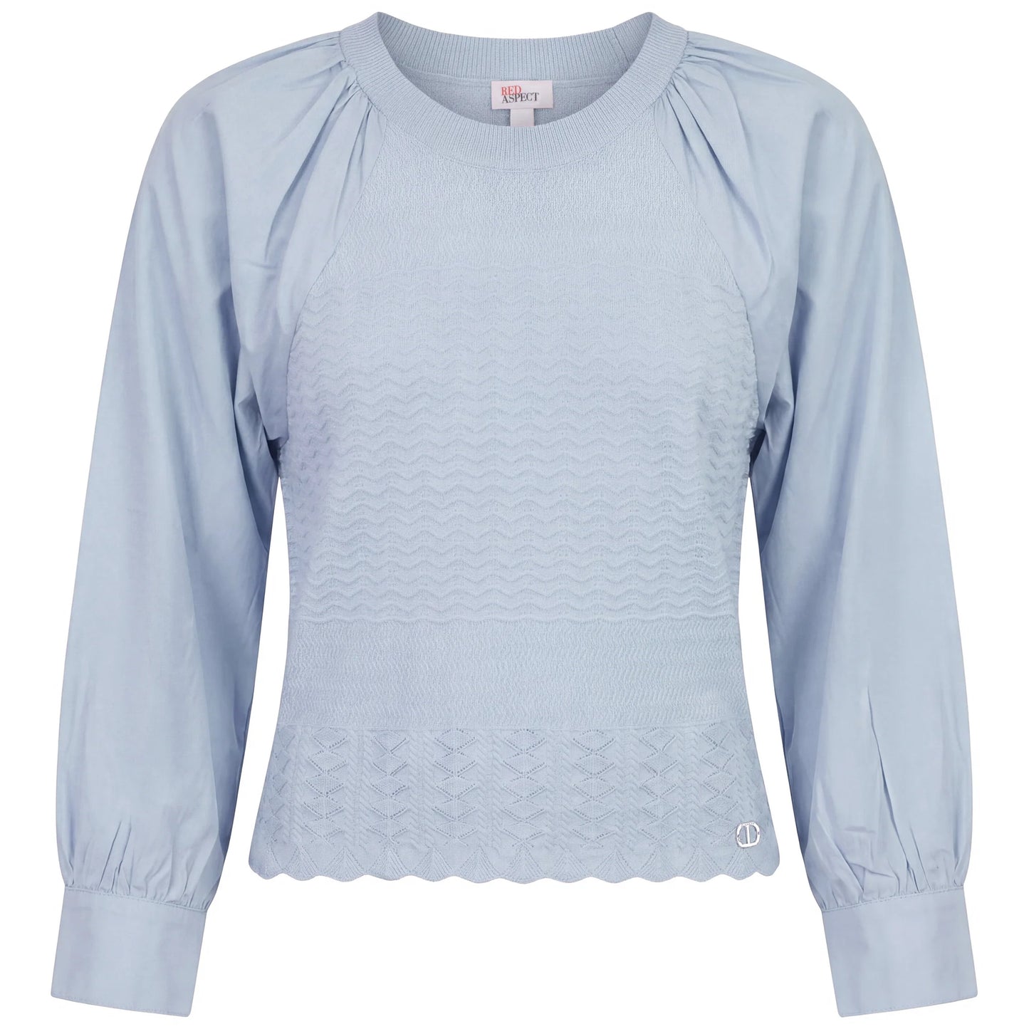 Aspect Blue 3/4 Sleeve Top SB6CPT7400K