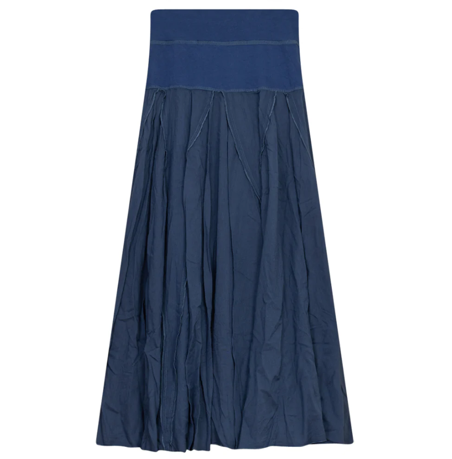 Red Myth Denim Gauze Godet Maxi SB2CM7751SL