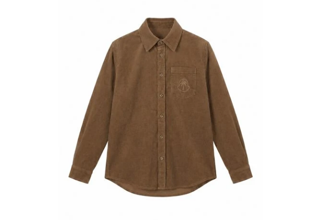 Ulla Mocha Embroidered Blouse WB6CM2250T