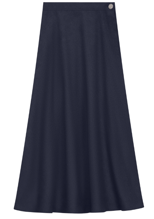 NYC Factory Navy 2 Panel Skirt DW5M9185W
