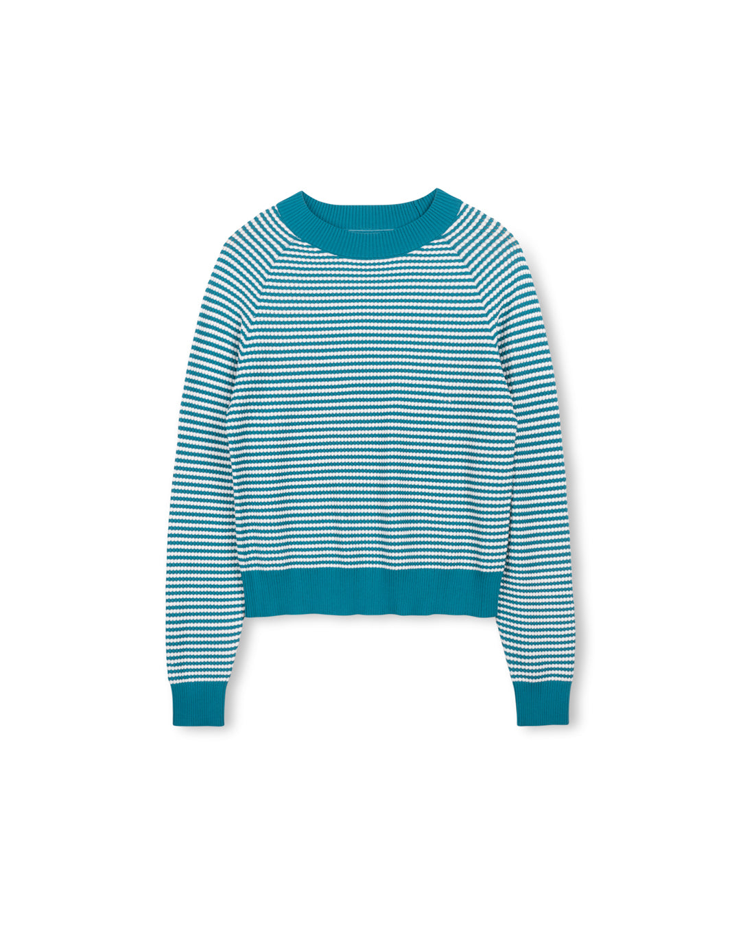 Shift Multi Waffle knit Stripe Top w-16841
