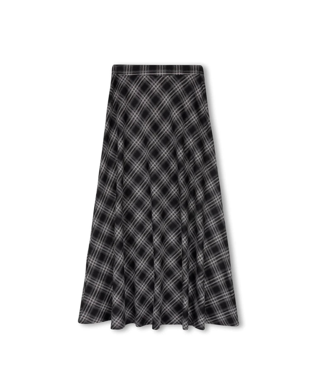 Shift Grey Plaid A Line Skirt W-20181