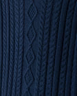 Slate Navy Cable Knit Sweater W-20949