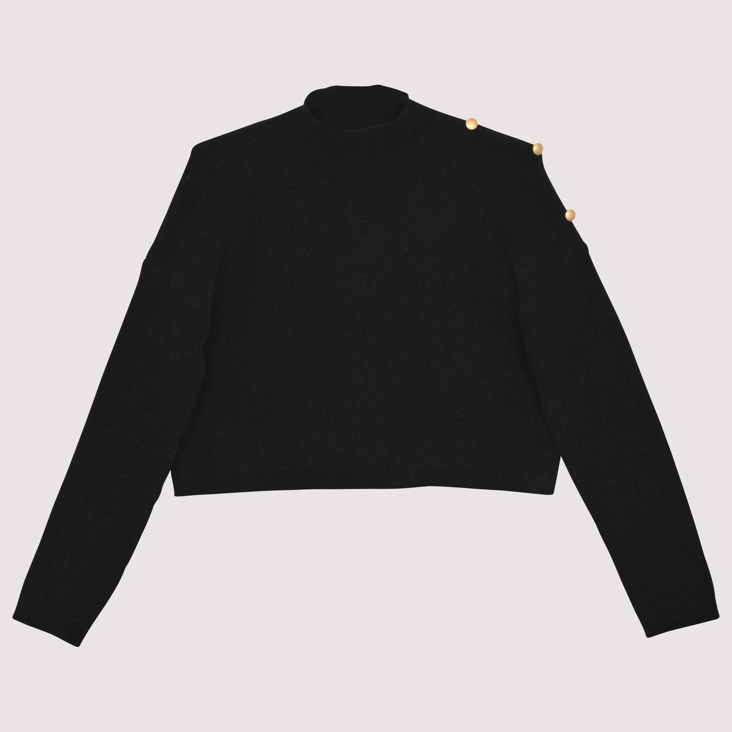 Tweed Black Ollinger Top W-9498
