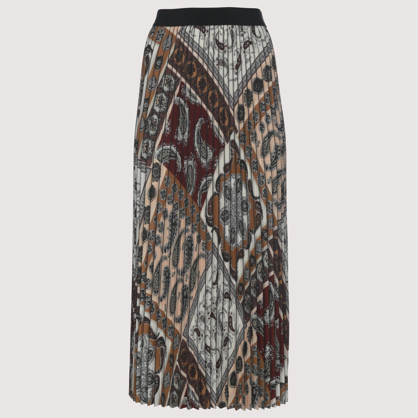 Georgette Multi Bevan Skirt W-9917