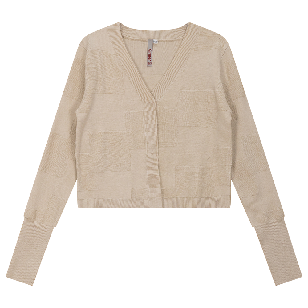 Ginger Dark Almond Knit Bolero Top WB3CPT4879