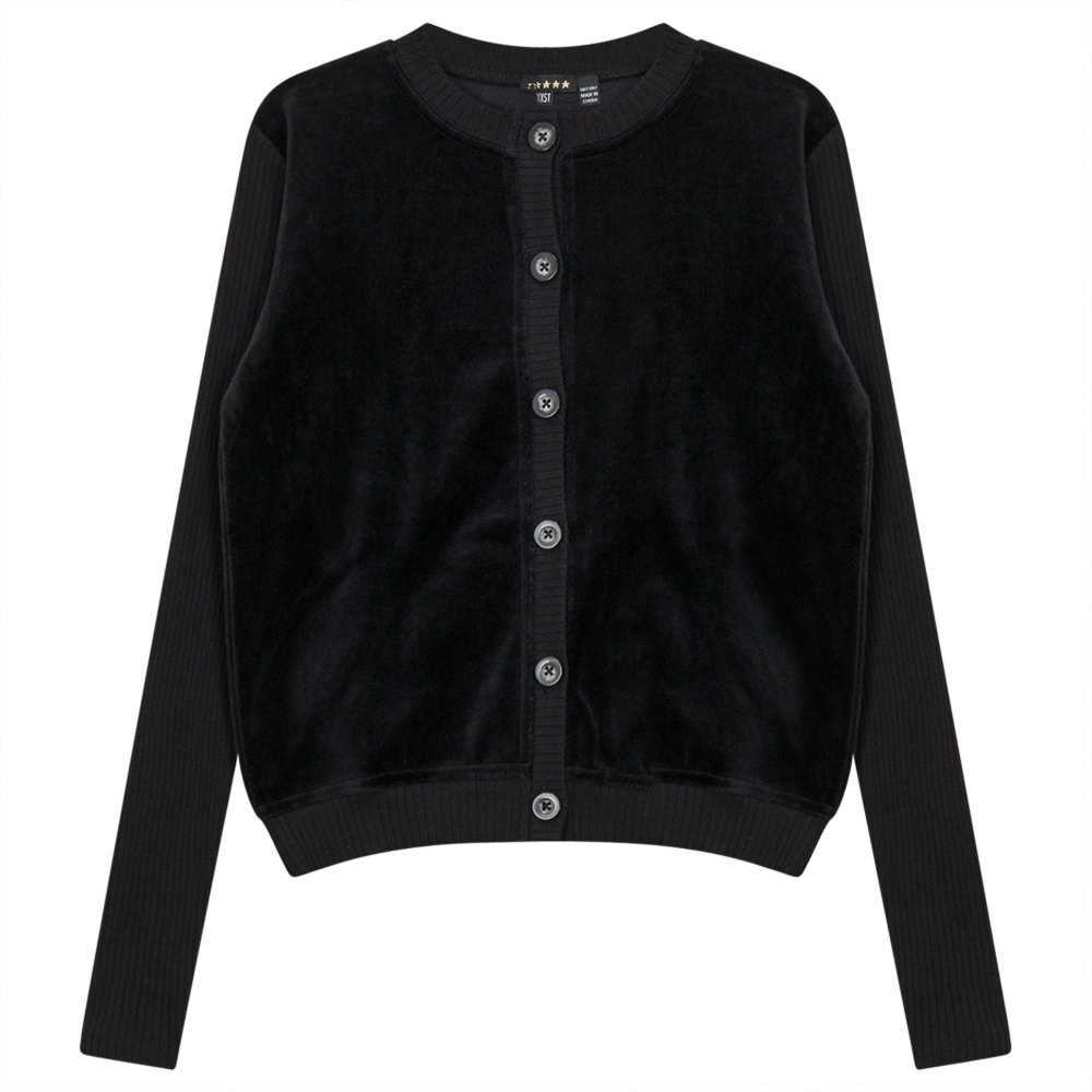 5 Stars Black Cardigan WB3CPT4976CR
