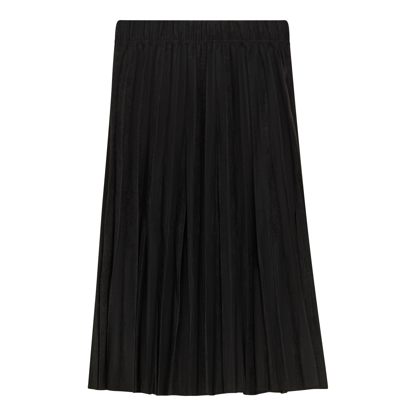 Aspect Black Corduroy Crinkle Pleated 27" Skirt WB4CPT7064R