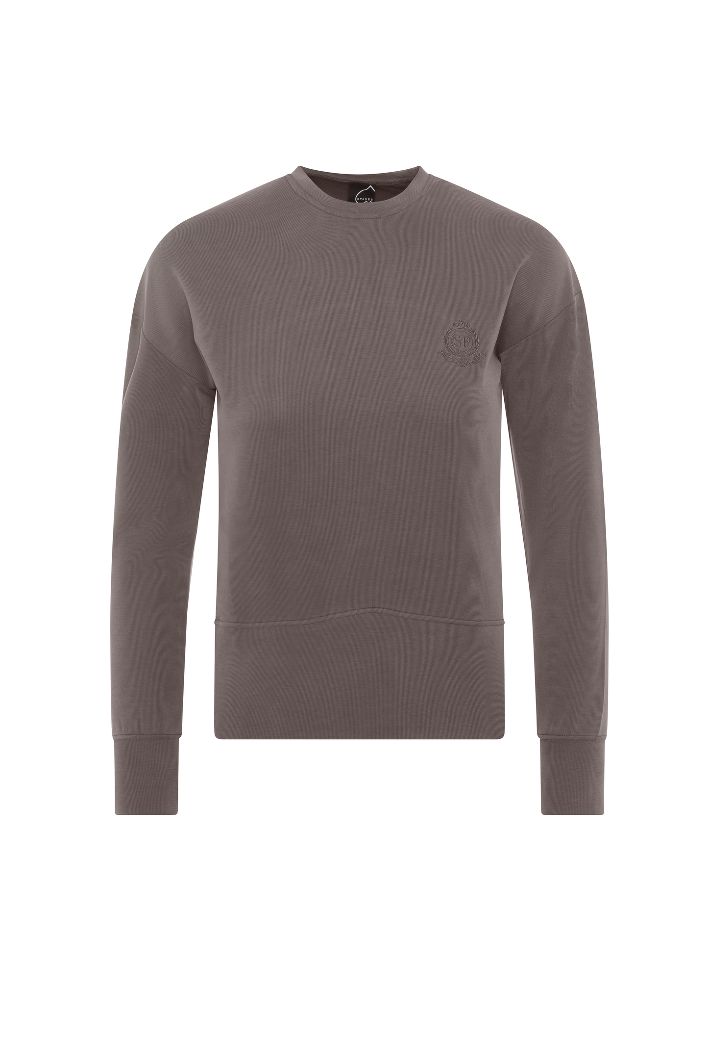 Spades mocha Ribbed Sweat Top WB5CM1794T