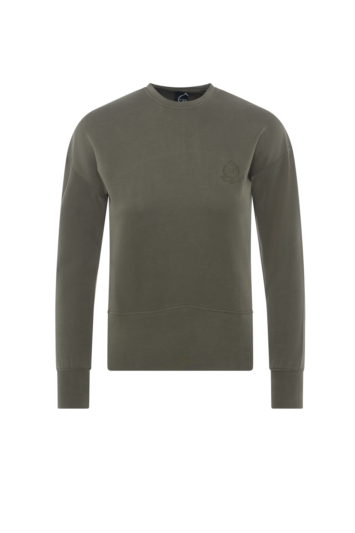 Spades olive Ribbed Sweat Top WB5CM1794T