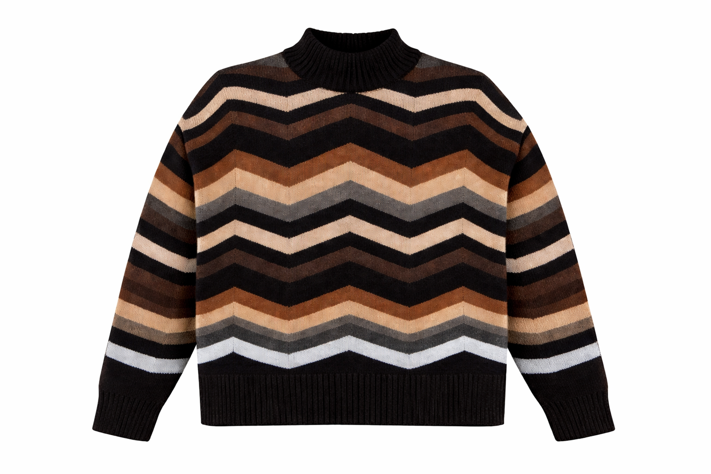 Versatile Charcoal/Multi Sweater WB6CM1679TE