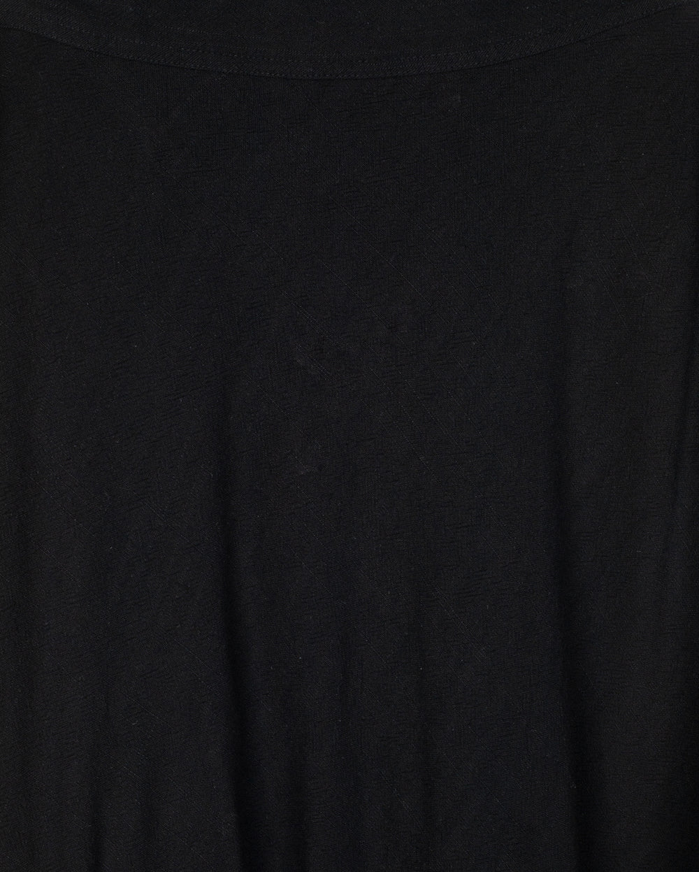 Slate Black A Line Linen Skirt W-25476