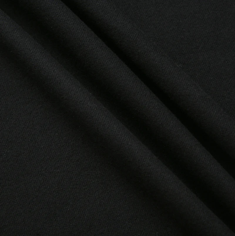 Shift Black Belted Suit Skirt W-27813
