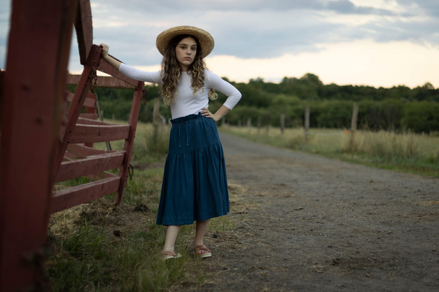 Mississippi Denim Yoke with Drawstring 851