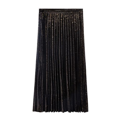 Dolce Mark Blk Velour with Sparkles 2796