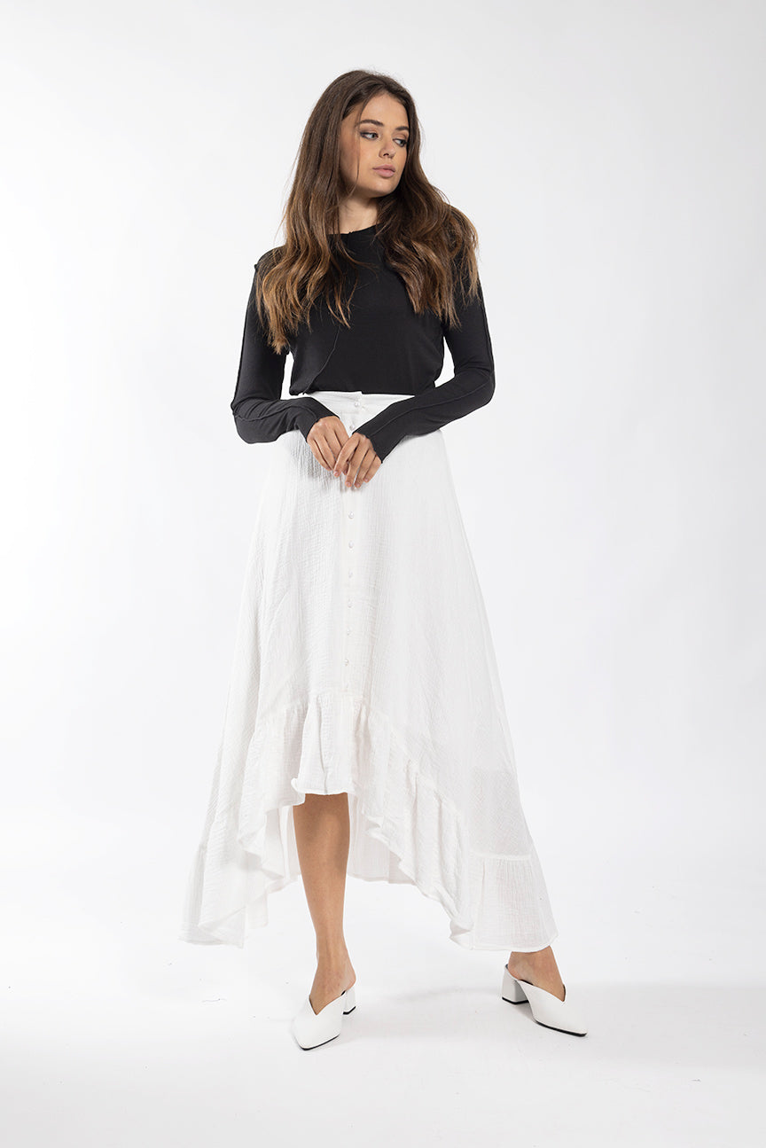 Monn Black Reverse Seam Tee M244B