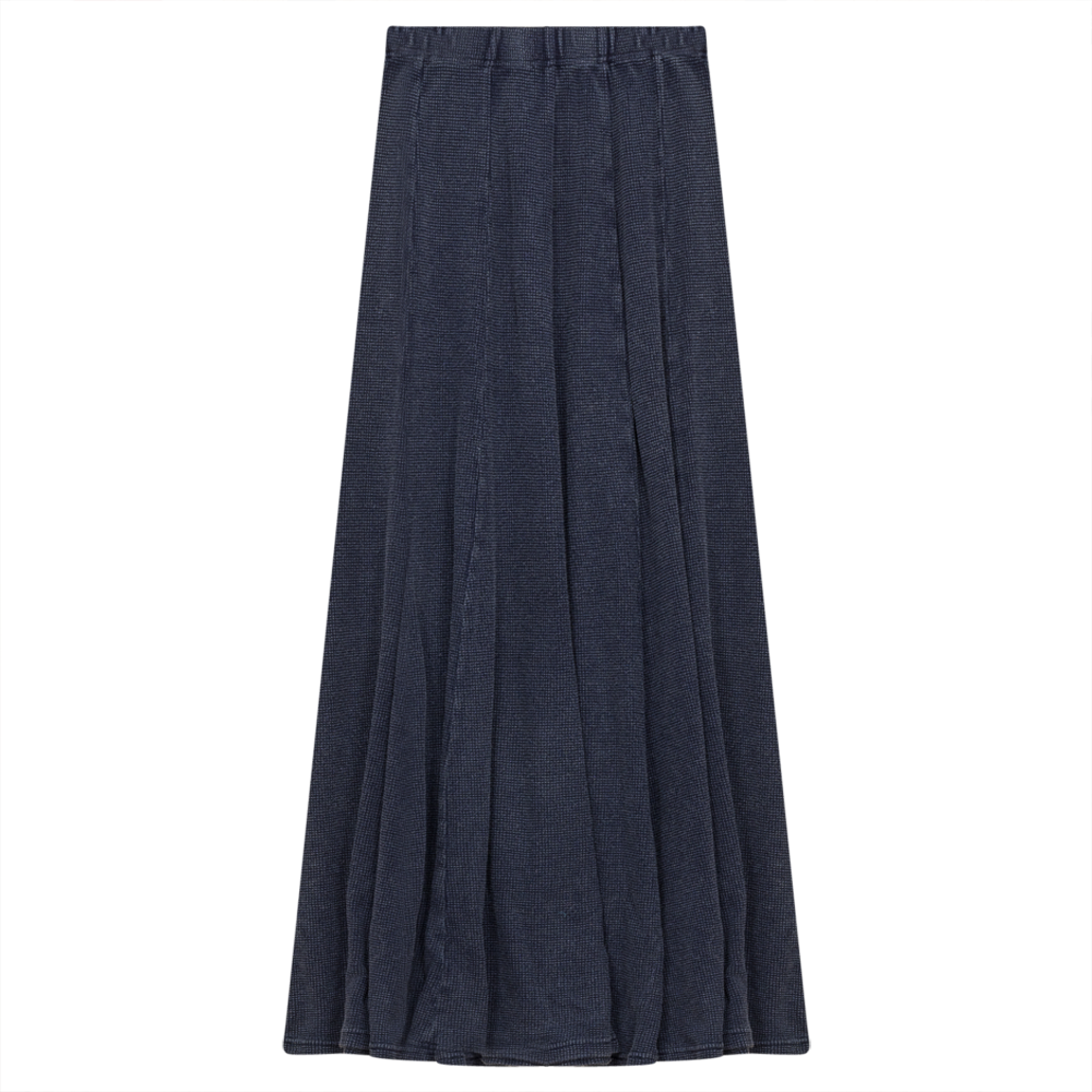 Faves Dark Denim Wash Waffle Paneled Maxi SB3CM8403SLW