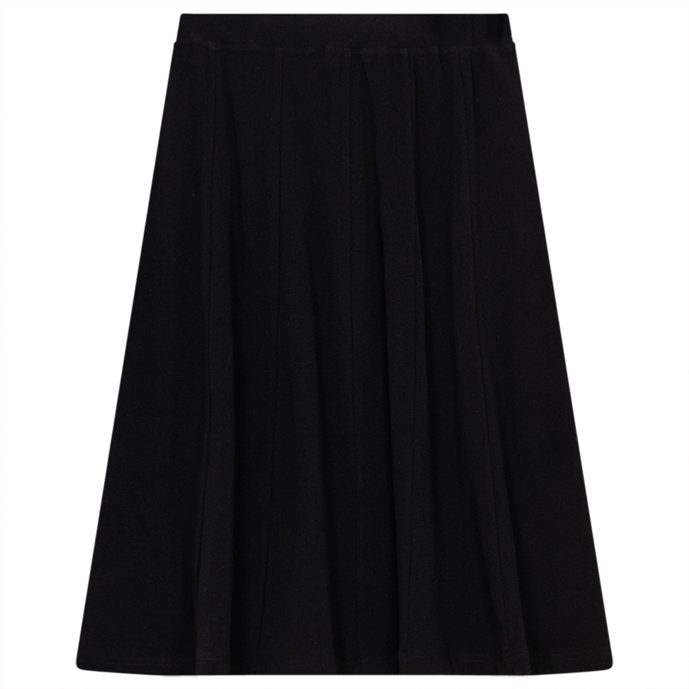 5 Stars Black Short Panel Skirt SB3CPT4801SB