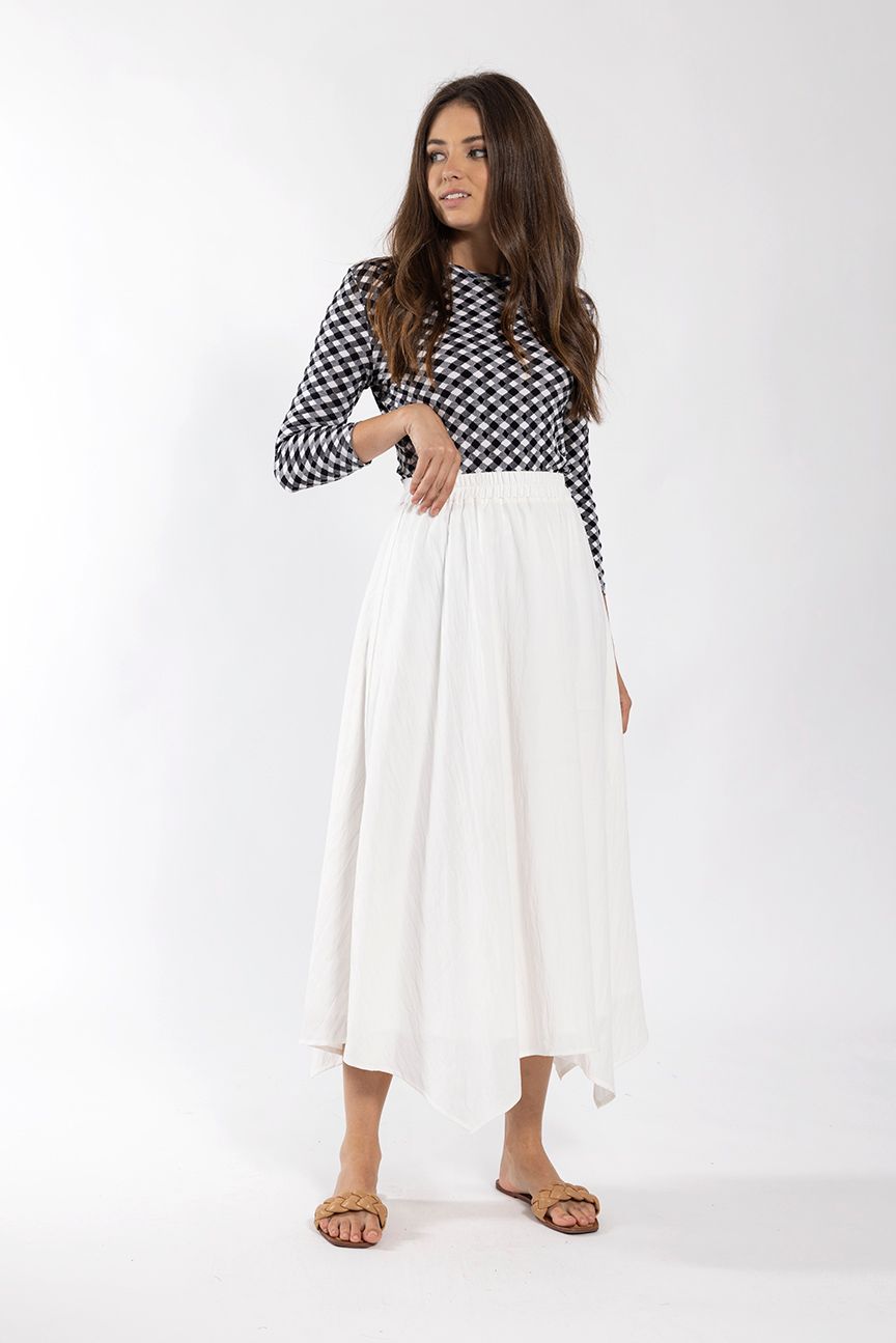 Monn Black Gingham Tee 282B
