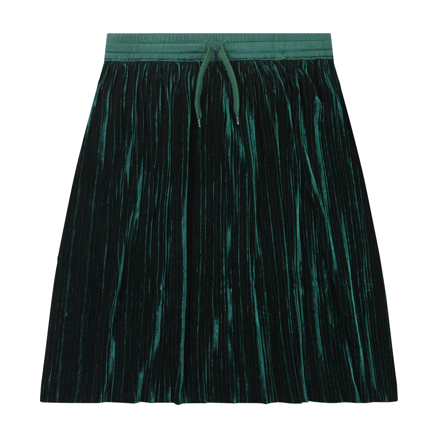 Paisley Green Velvet with Drawstring SNK4515G