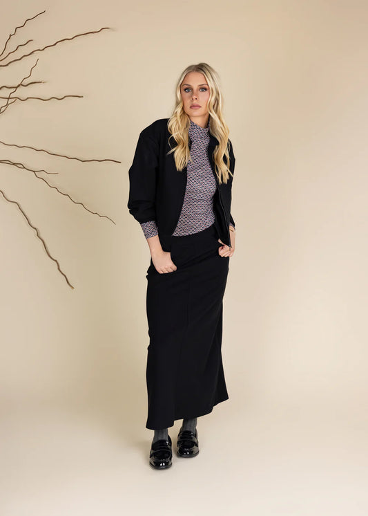 Story Black Booker Skirt W-20239