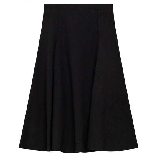 Noni Black Woven Teen Panelled Ponti Teen Skirt ASCYT1830