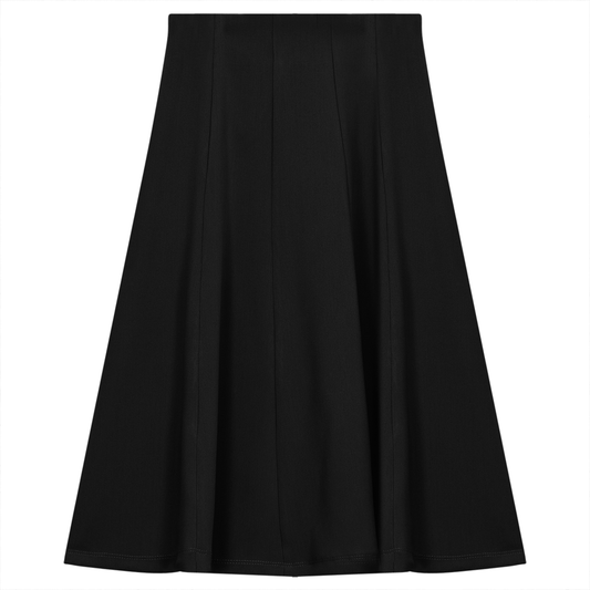 Ginger Black Vertical Panels Skirt DW3PT6255