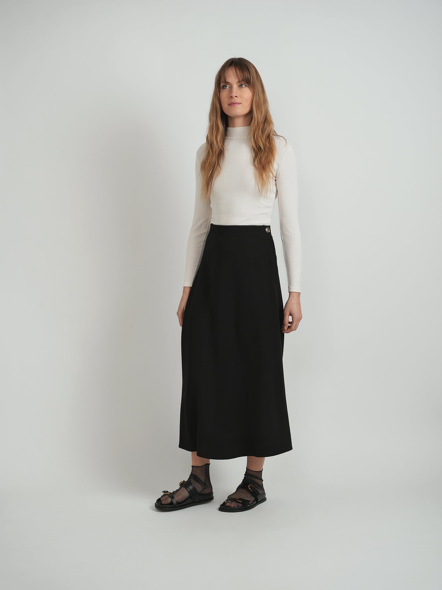 NYC Factory Black Skirt DW5M9185A