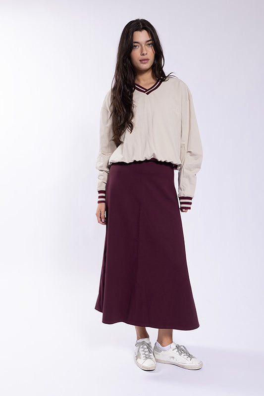 Monn Rasberry Flairy Skirt M585R
