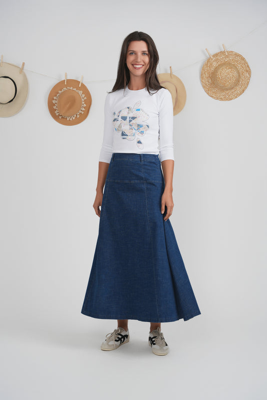 24/7 Denim Printed Tee SB6CM1996T