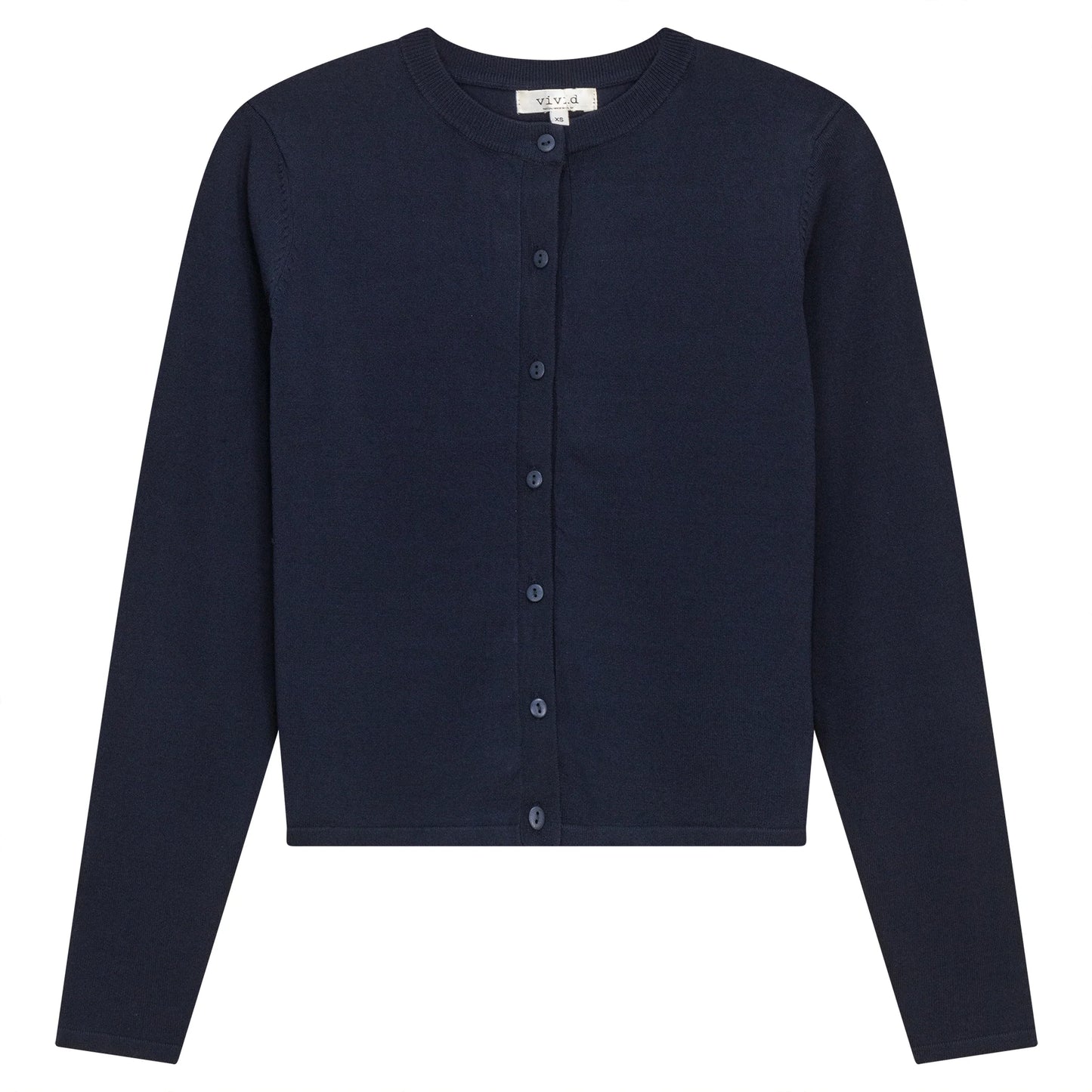 Vivid Navy Knit Cardigan SB4CM8398TE2
