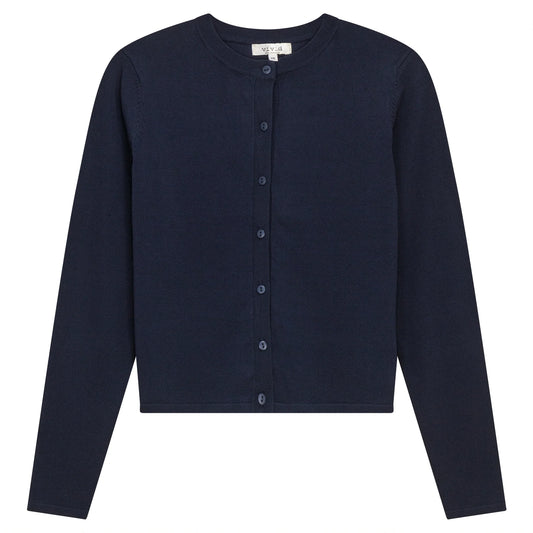 Vivid Navy Knit Cardigan SB4CM8398TE2