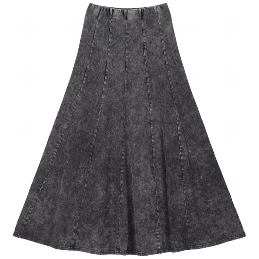 Spades Black Wash Panel Maxi Skirt SB6CM1907SLW