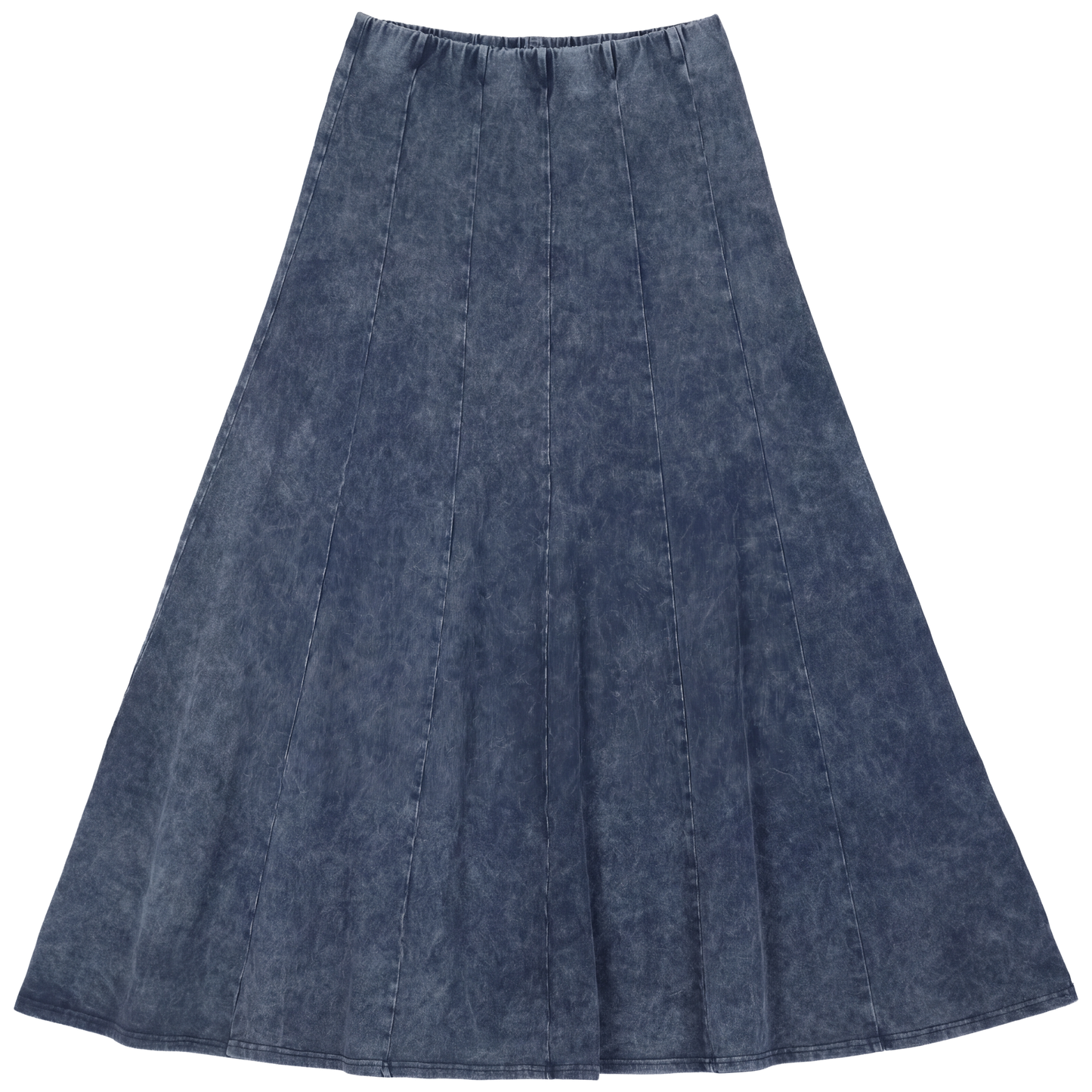 Spades Dark Denim Wash Panel Maxi Skirt SB6CM1907SLW