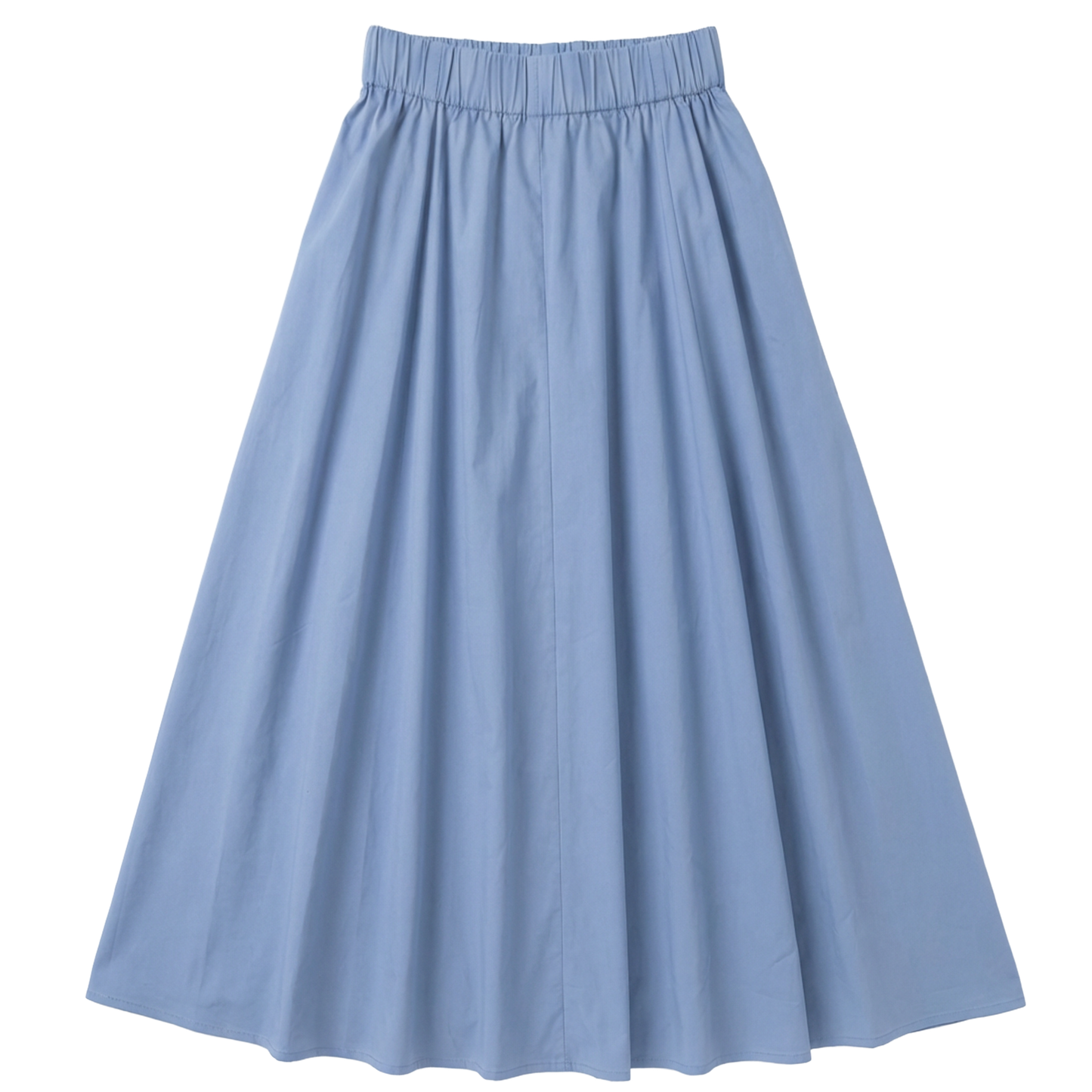 Aspect Denim Midi Paneled Flare Skirt SB6CPT7390S