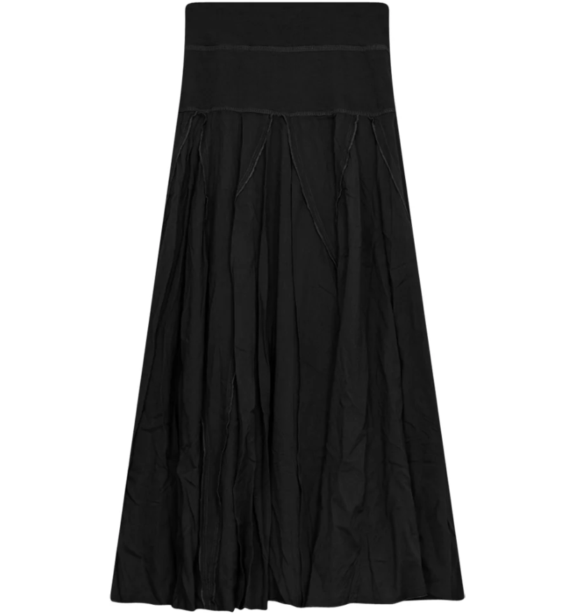 Red Myth Black Gauze Godet Maxi SB2CM7751SL – Theskirtstop.com