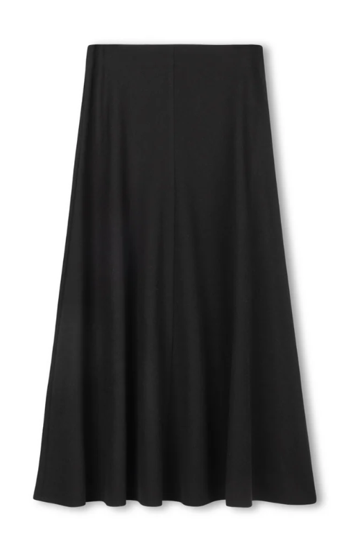 Georgette Black Vilo A Line Skirt W-20467