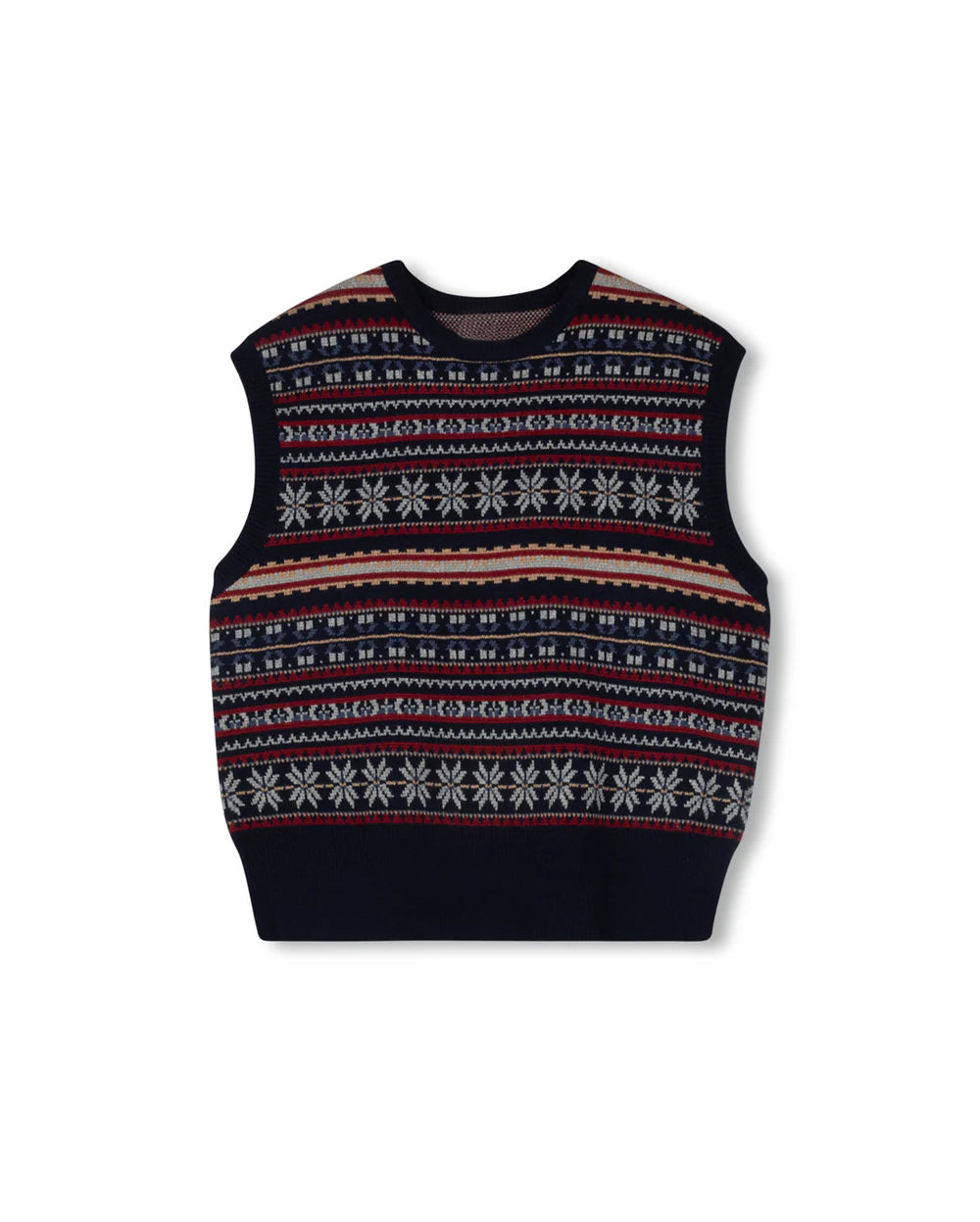 Tweed Multi Knit Vest W-20183