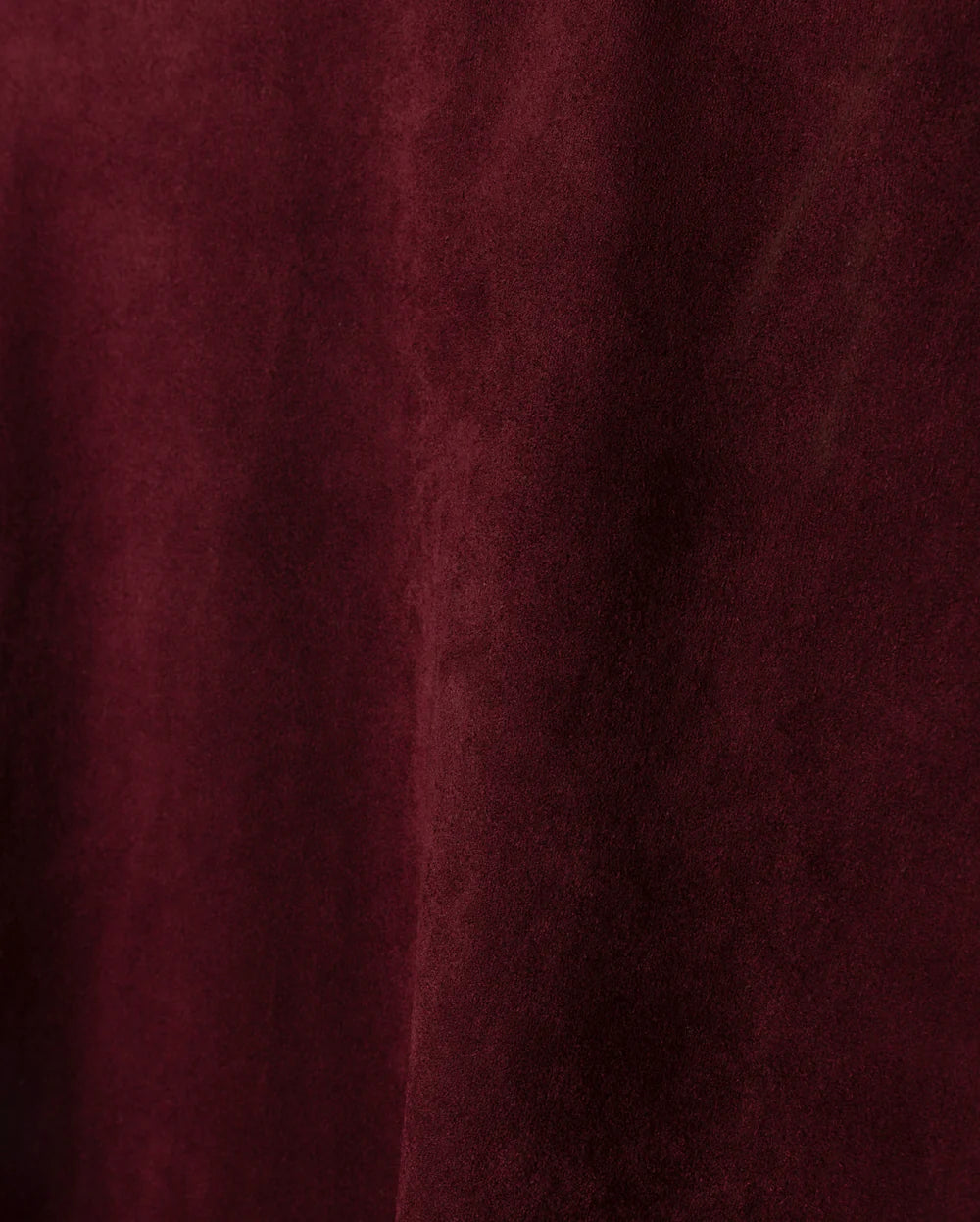 Epik Burgundy Suede Maxi A Line Skirt W-22736