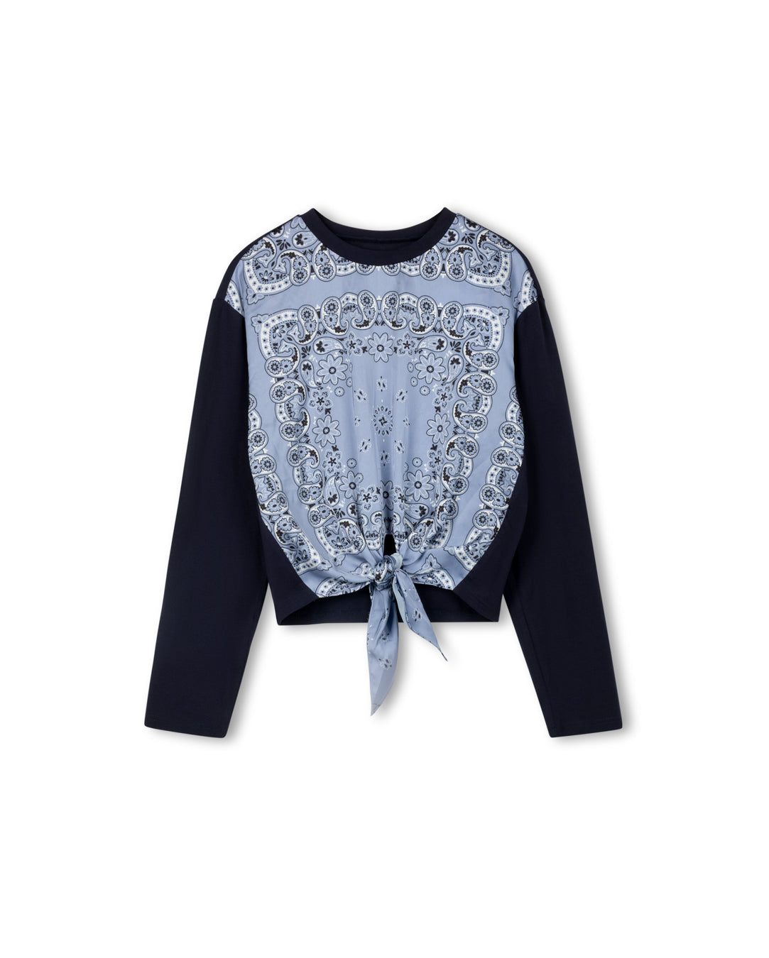 Tweed Blue Tee W-24932