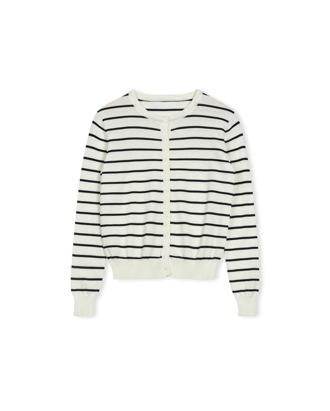 Modelle Blk/White Thin Knit Cardigan W-25460